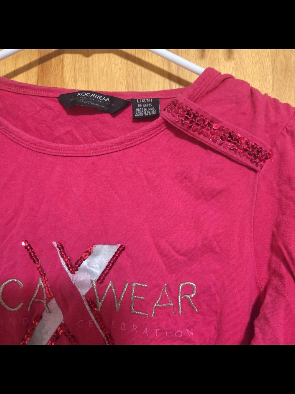 PINK ROCAWEAR FASHION GIRL TOP - Picture 3 of 3